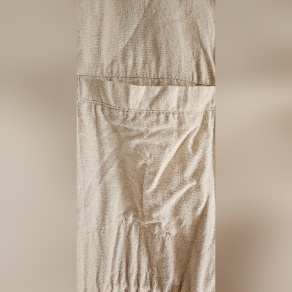 Old Navy Women's Tan Linen Utility Jacket - Picture 3 of 7
